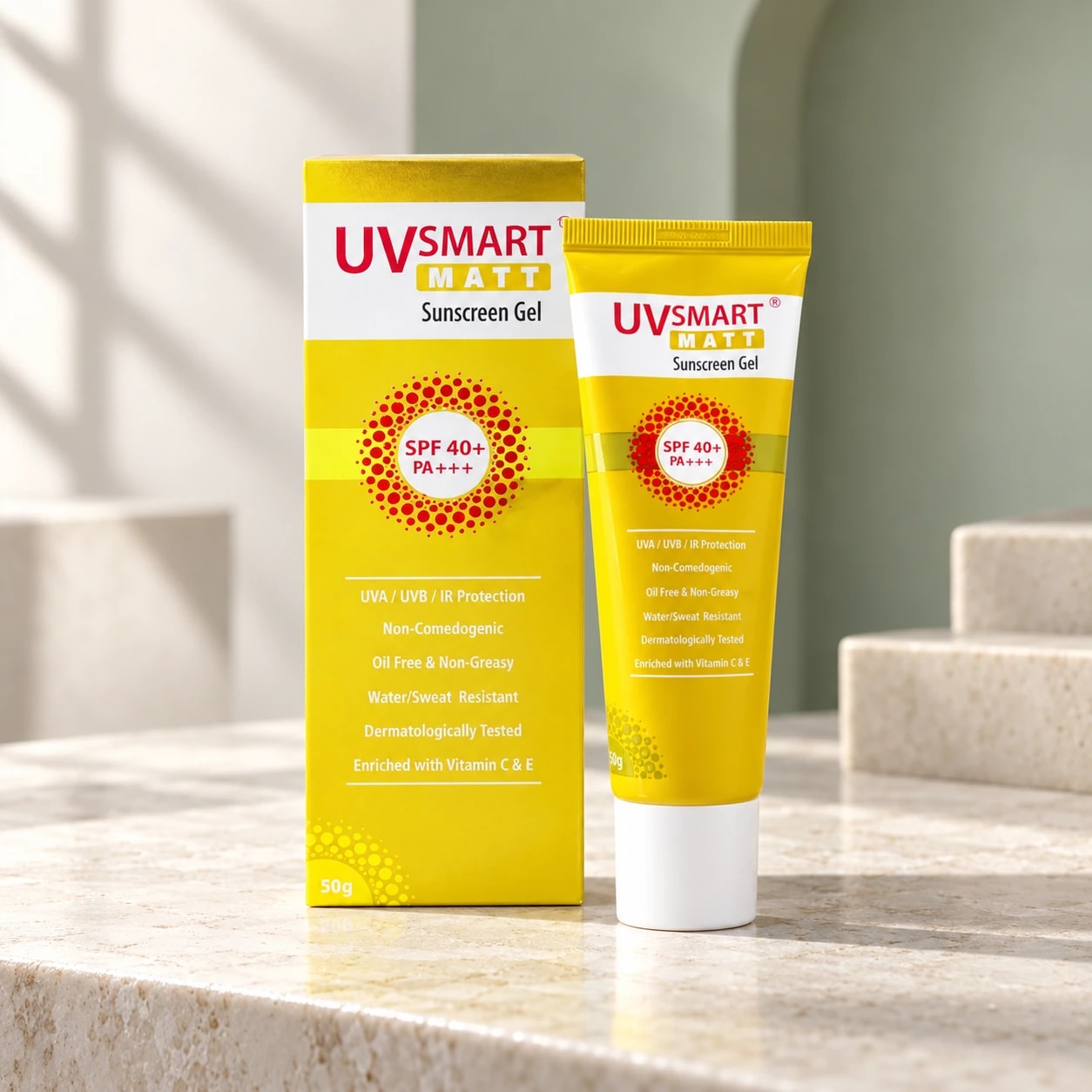 UVsmart Matt Sunscreen Gel
