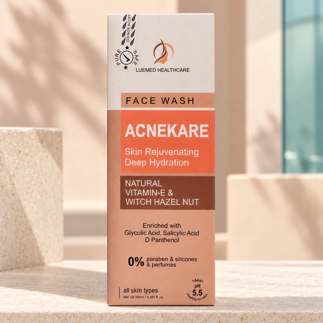 Acnekare Skin Rejuvenating Deep Hydration Face Wash