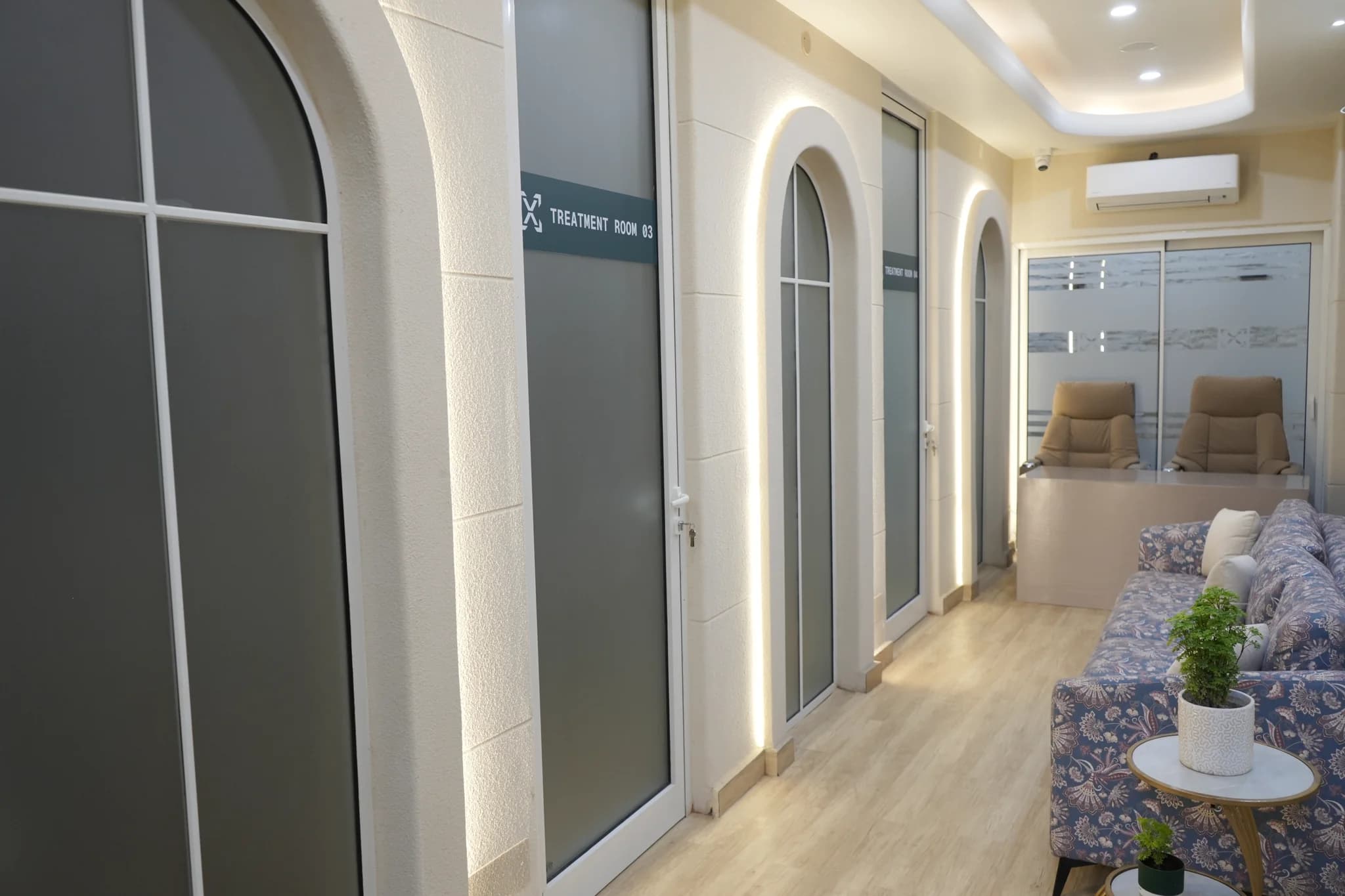 Treatment Corridor Arches
