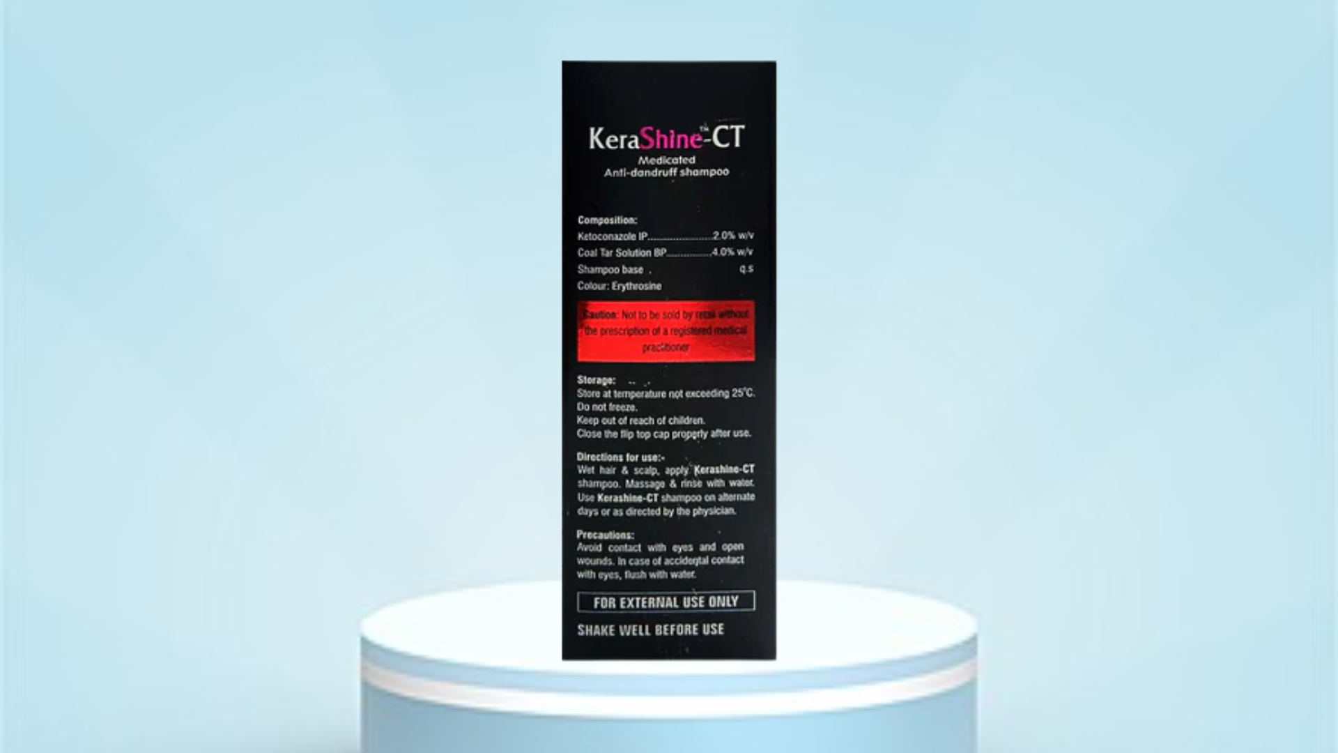 Kerashine-CT Medicated Anti-Dandruff Shampoo - Image 2