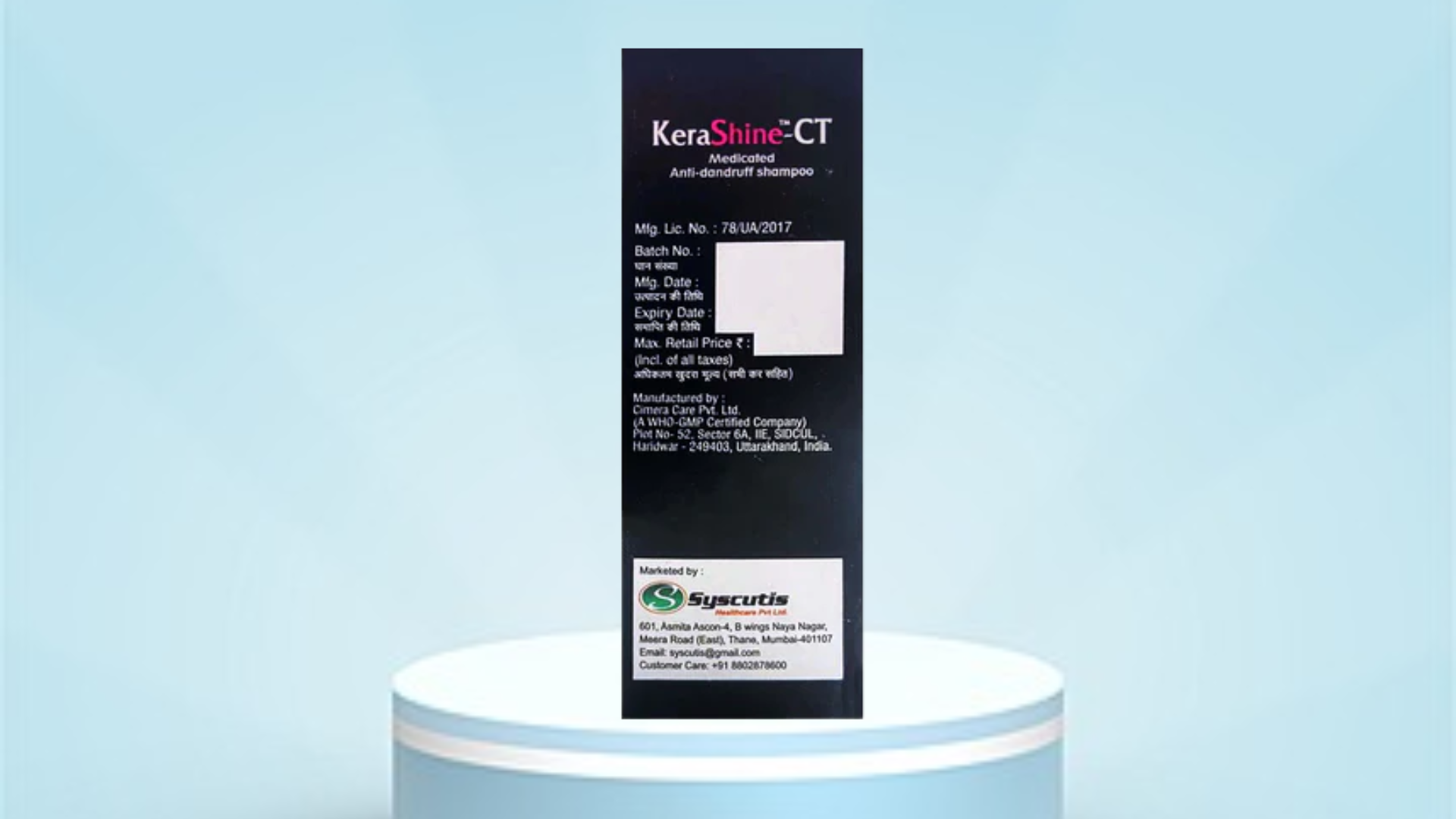 Kerashine-CT Medicated Anti-Dandruff Shampoo - Image 3